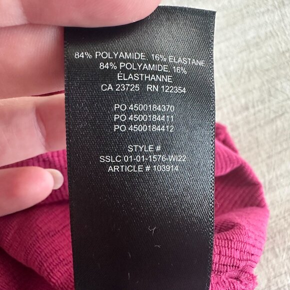 Aritzia Babaton Shapelace Crew Longsleeve Bodysuit - Picture 7 of 8